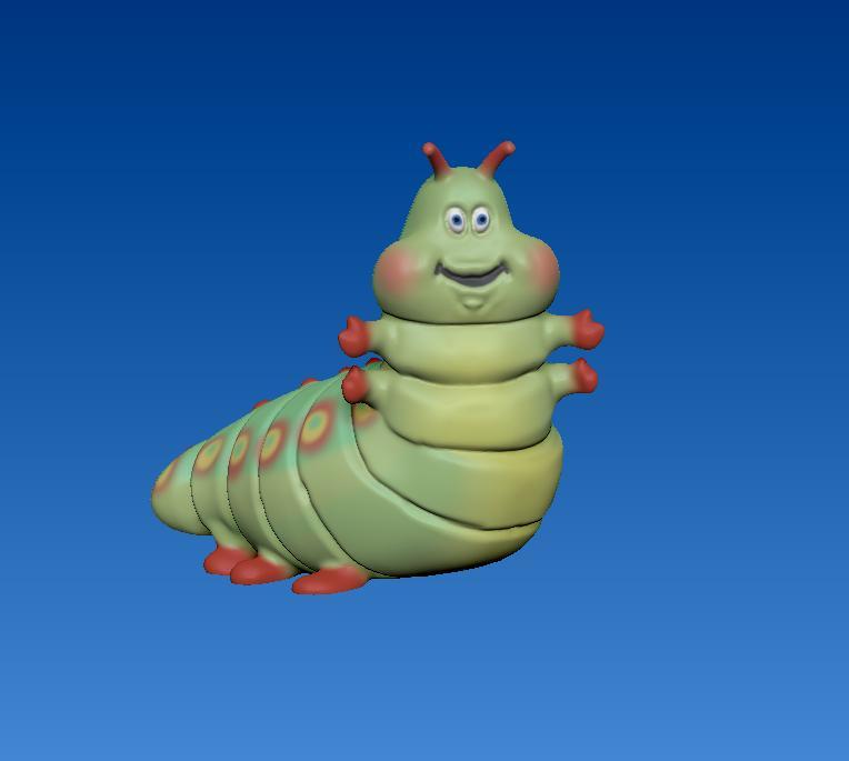 Heimlich the worm from bugs life