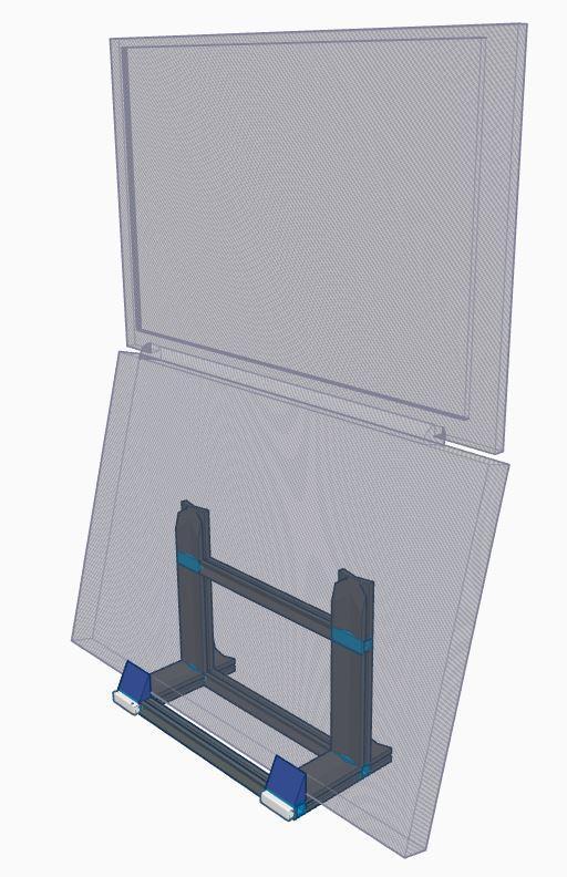 Laptop/Tablet/Book stand modular (snap together) v1.2