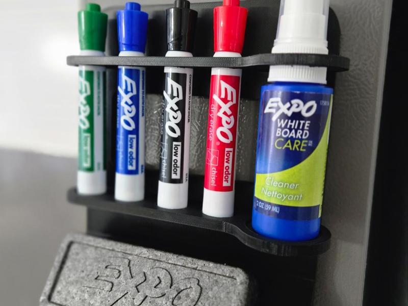 Magnetic Dry Erase Fridge Station
