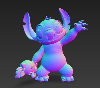 Stitch & Scrump Figurine