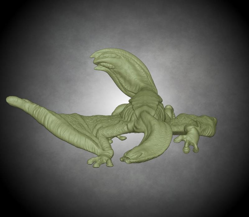 Gigginox - Monster Hunter Tri 3D Printable Statue 3D print model 3D print model