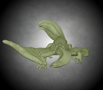 Gigginox - Monster Hunter Tri 3D Printable Statue 3D print model 3D print model