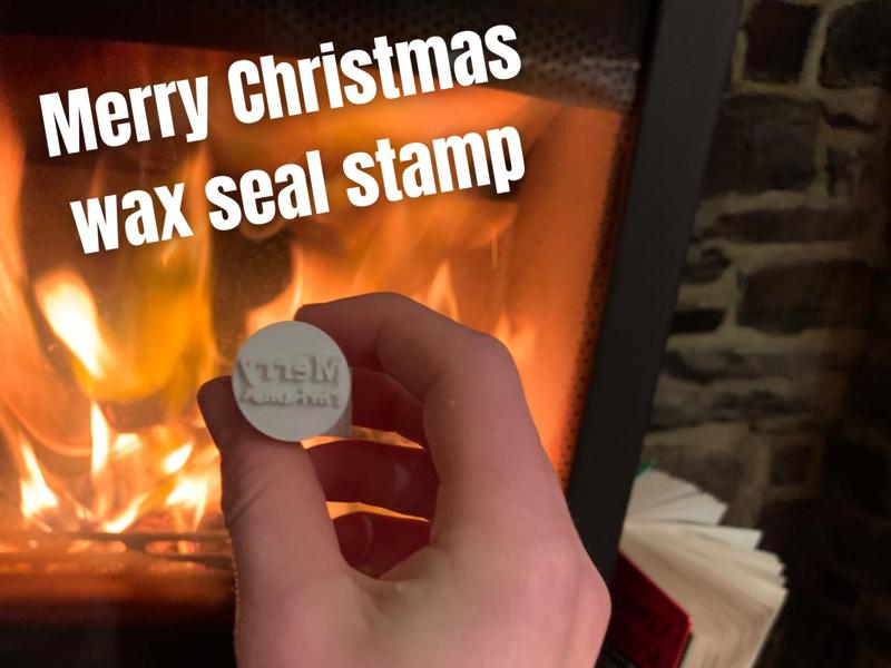 'Merry Christmas' wax seal stamp!