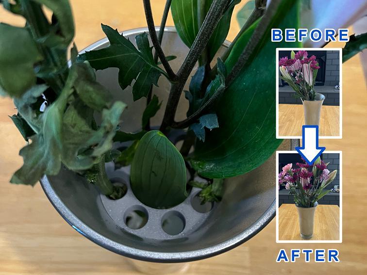 Flower Arragement Vase Insert -Floral Styling Tool