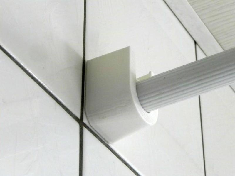 holder for shower curtain rod