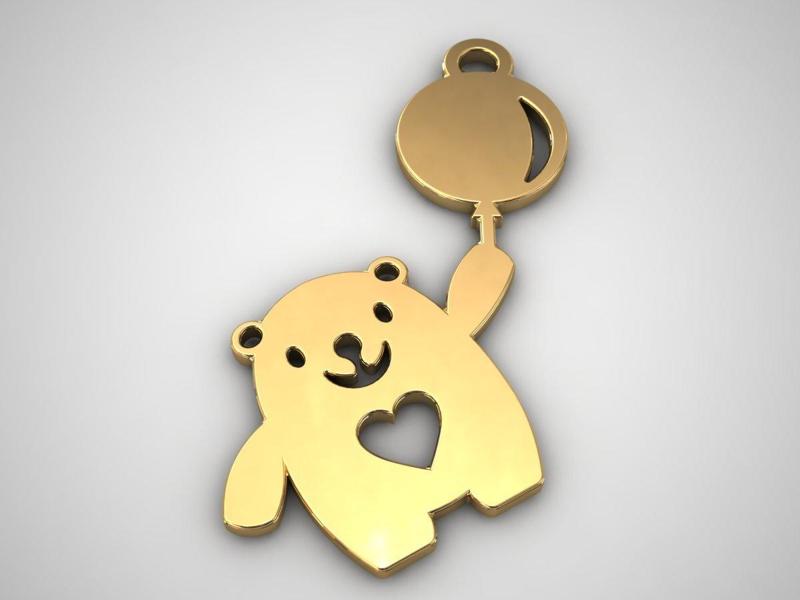 Lovely Bear Pendant