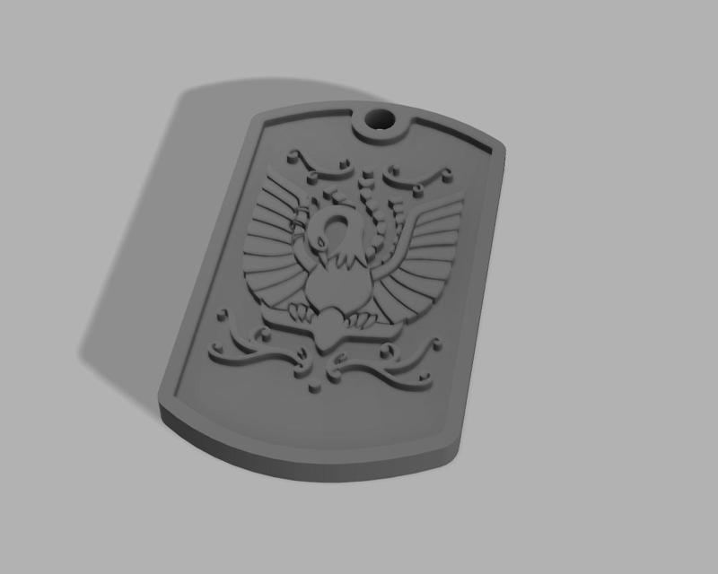 Dog Tag Fenix Saint Seiya (Knights of the Zodiac) Fenix