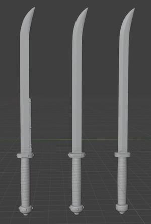 Death Cultist Two Handed Swords