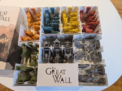 The Great Wall Boardgame - All-In - One Box - Sleeved & Walls Assembled