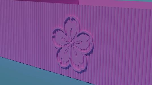 Flower Groove Box