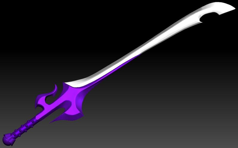 The Subternia Blade - Real Size - He-Man Netflix Version 3D print model