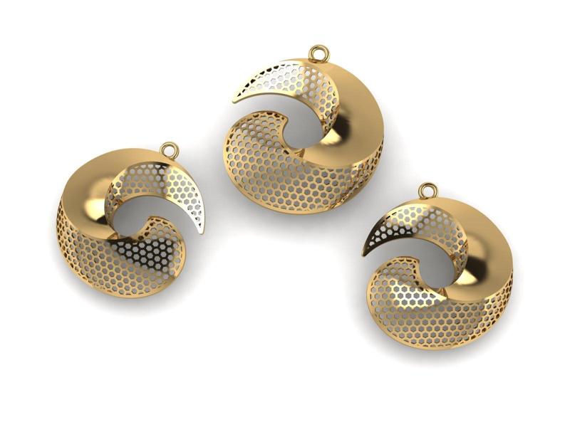 Necklace and earrings set