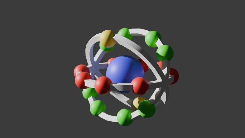 Argon Atom Model