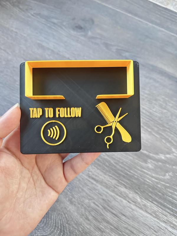Stylist NFC Business Card Holder
