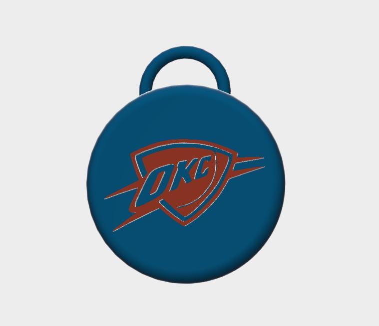 Oklahoma City Thunder (NBA) keychain
