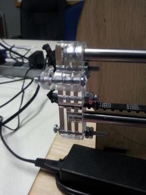 Lasercut Y-axis tensioner for the Printerbot Jr.
