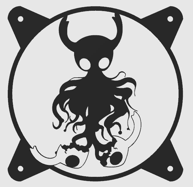 FAN COVER 120mm Hollow knight dark shadow