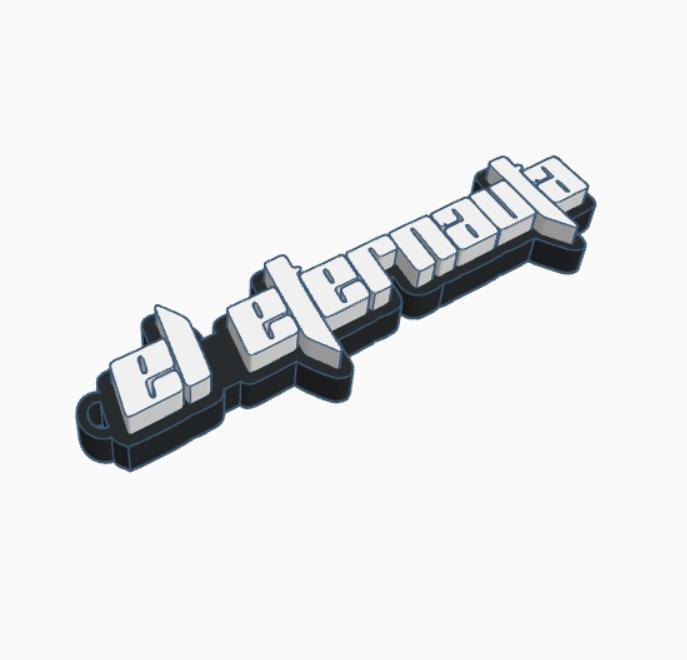 Keychain El Eternauta vintage logo 2