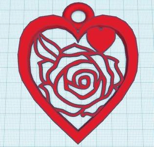Heart Rose