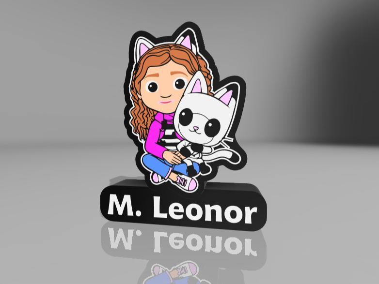 Gabby Girls Dollhouse Lamp by Nforce3D