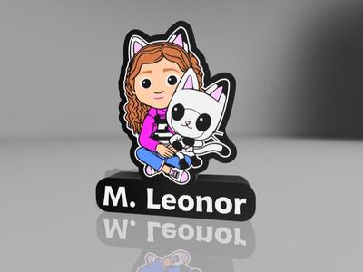 Gabby Girls Dollhouse Lamp by Nforce3D