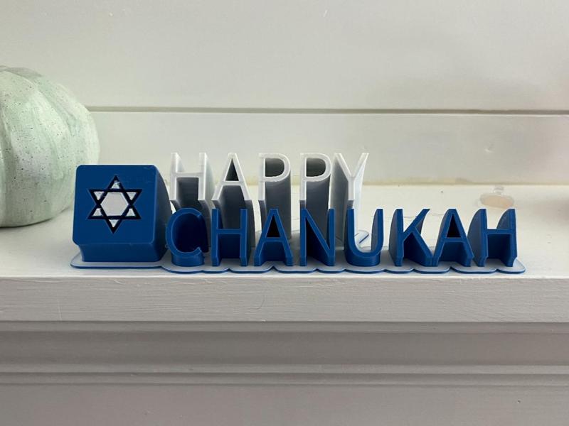 Happy Chanukah/Hanukkah Sign