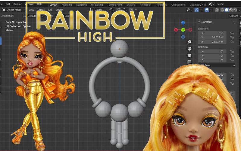 Rainbow High Meena Fleur Earrings