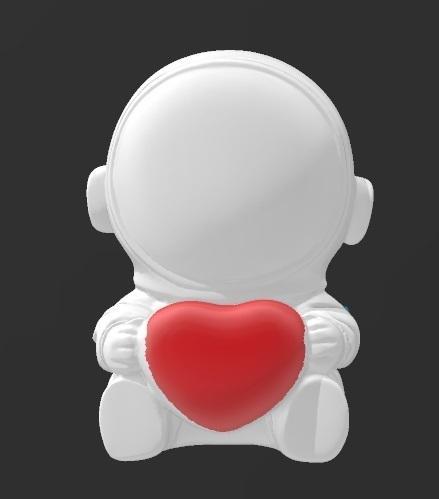 Suporte Alexa Echo Dot 4a e 5a Geração Astronauta Do Amor