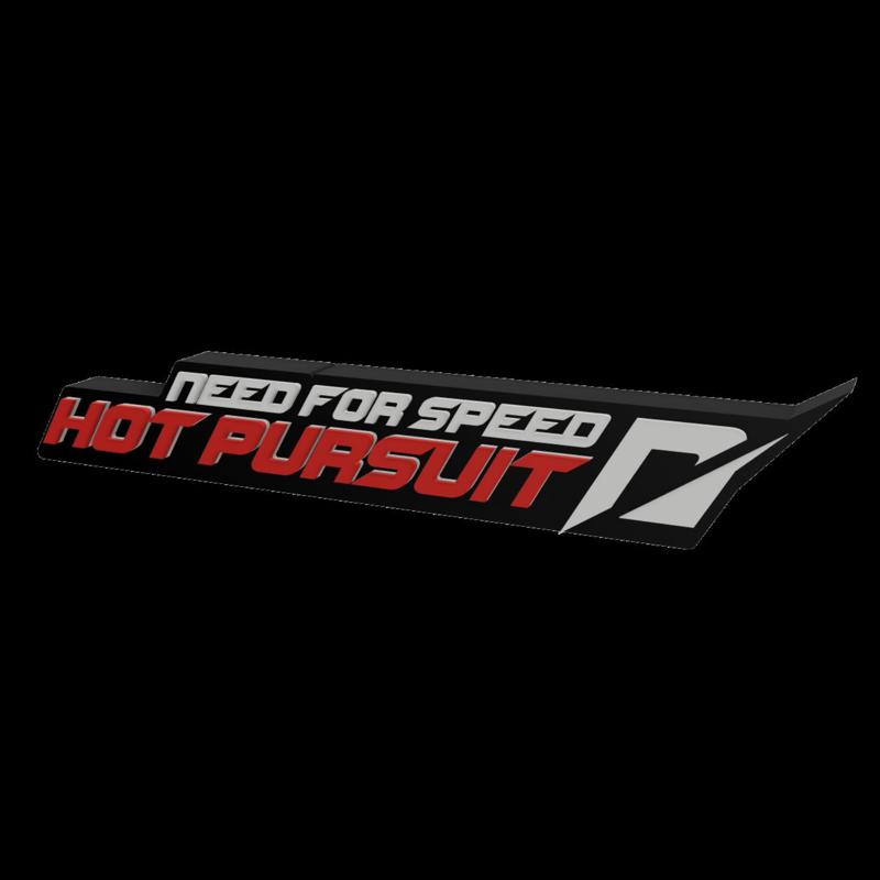 3D MULTICOLOR LOGO/SIGN - Need for Speed: Hot Pursuit