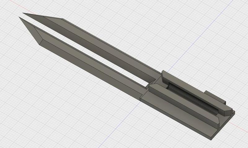 Pen Spring DA OTF Knife Blade remix