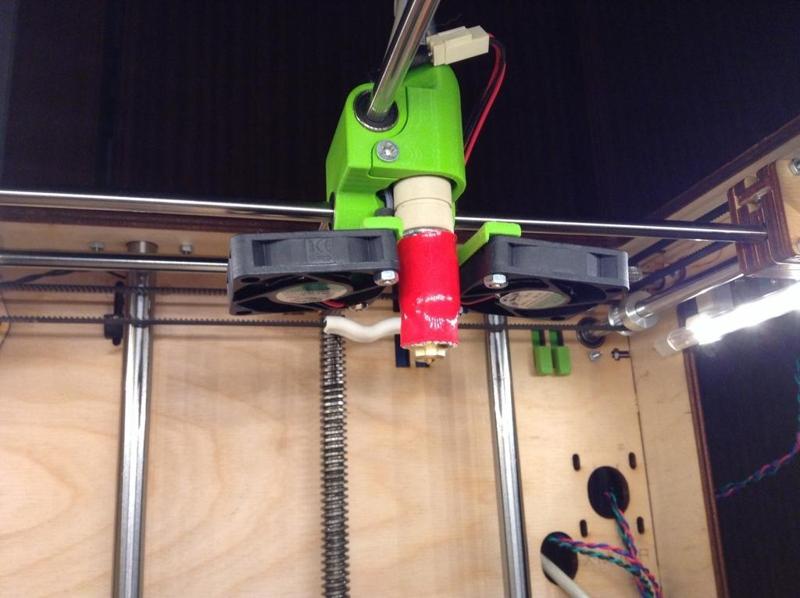 UBIS Ultimaker printhead with 40x40mm fan mount [Modified]