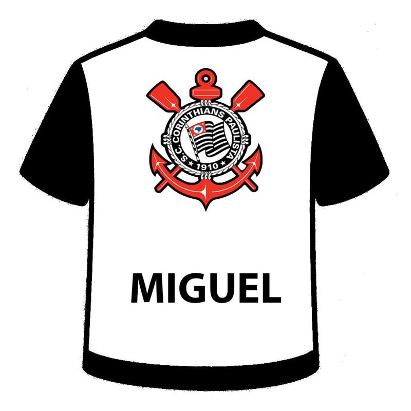 Customizable Football Frame Corinthians Team Shirt Timão Customizable Selection Frame