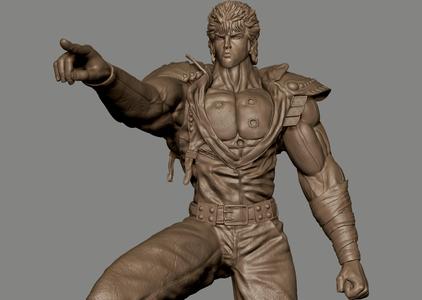 Kenshiro - The Last Heir of Hokuto | Premium 3D Printable Model