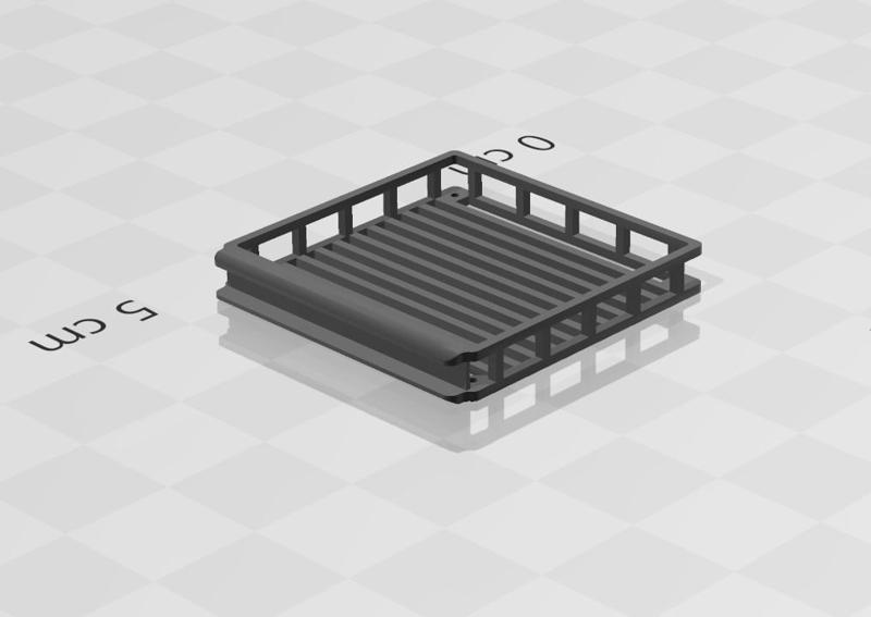 1/64th scale V21 luggage rack