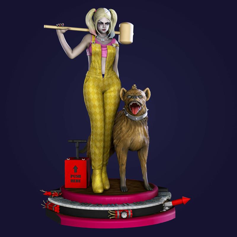 Harley Quinn Birds of Prey 3D print model