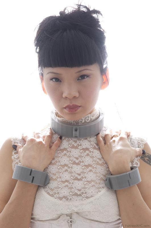 Decorative Hinged Cuffs and Collar