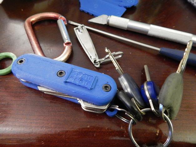 Doctor Who Swiss Keychain