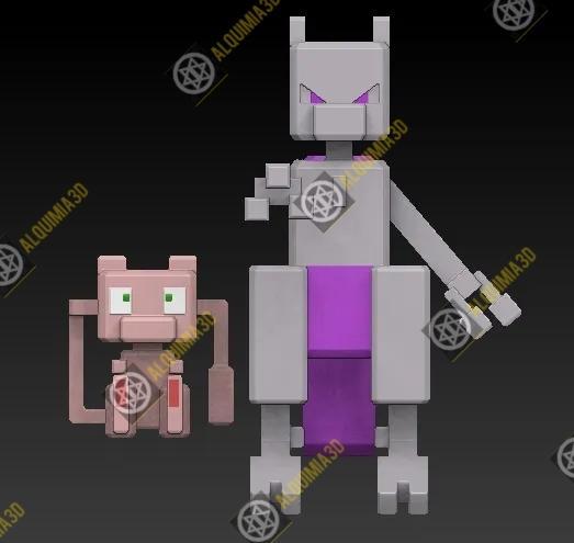 Mew& Mewtwo pokemon quest
