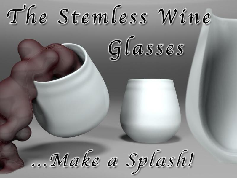 Stemless Wine Glass