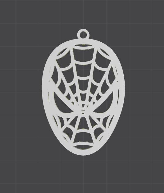 Spiderman Mask Keychain