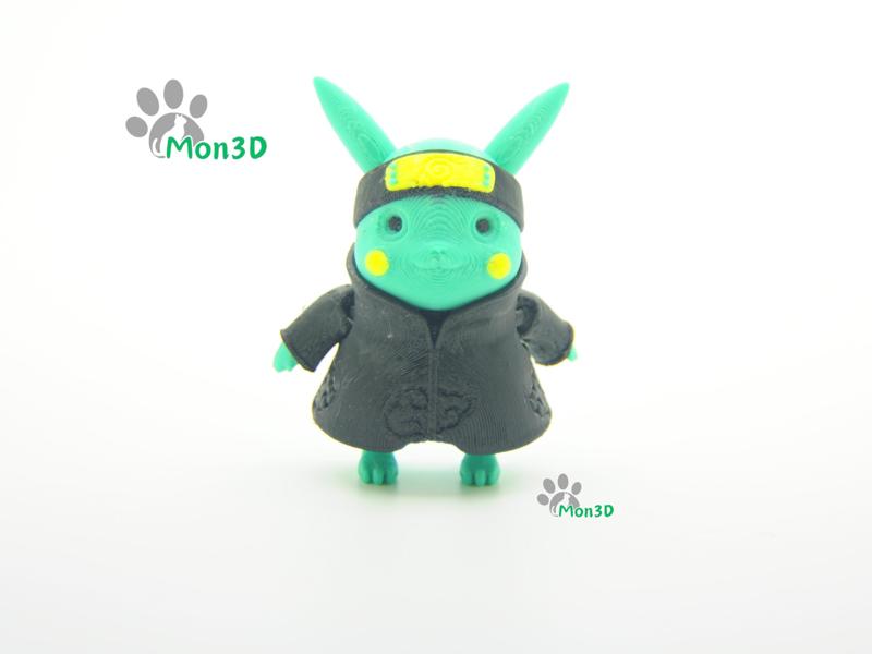 ARTICULATED PIKACHU KEYCHAIN BY MON3D, PIKACHU CUTE, HAPPY HALLOWEEN, HALLOWEEN, PUMPKIN, GIFT, KEYCHAIN, ARTICULATED TOYS, HOLIDAY DECOR, UNIQUE HOLIDAY GIFT