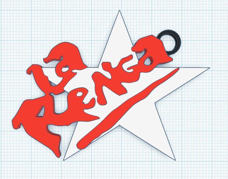La Renga Original Logo - Word + Star