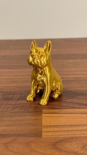 French Bulldog Statue 3D Print Model - Detailed Canine Figurine STL File for 3D Printing