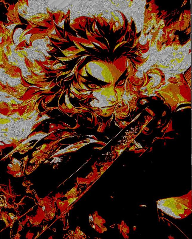 "Rengoku Flaming Fury - Demon Slayer: Kimetsu no Yaiba".