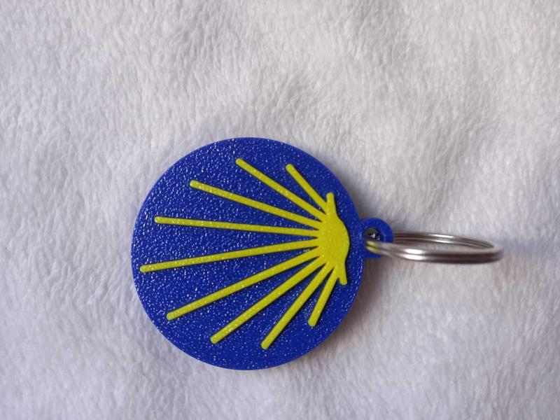 Key ring Camino de Santiago - Shells