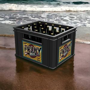 Beer crate for the grocer's store in 1:12 scale with beer bottles