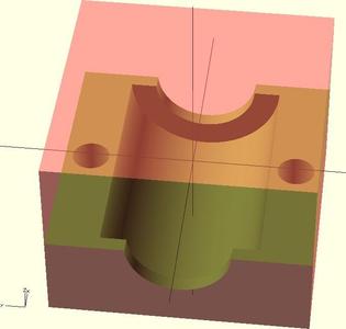 y axis to Robo 3d for 12mm steel rods with berrings
