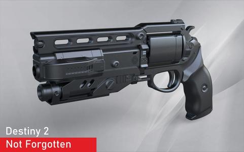 Destiny 2 - Not Forgotten legendary energy hand cannon