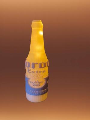 Corona Beer bottle lithophane