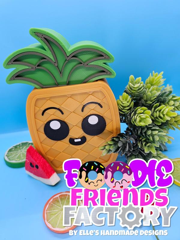 Kawaii Pineapple Pal Desk Organizer and Faux Plant Planter (PERSONAL USE)
